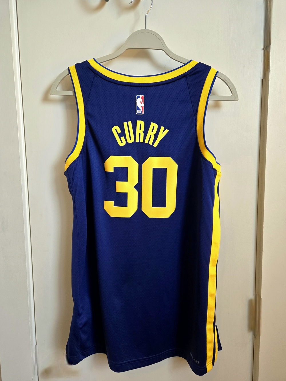Nike NBA Stephen Curry Golden State Warriors Statement Jersey Blue Small NWOT